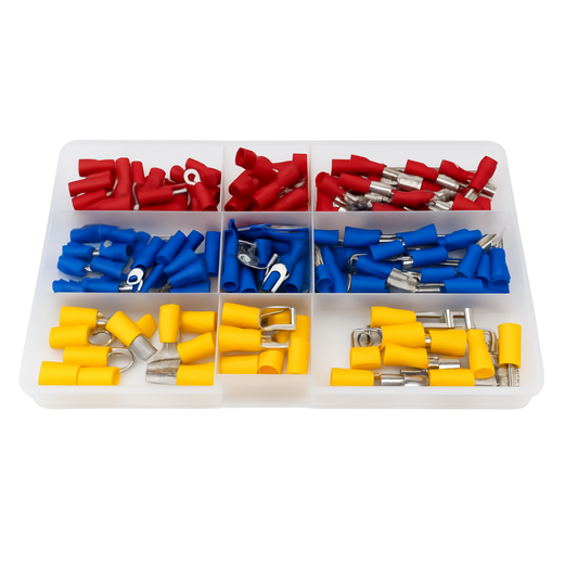 Terminales Eléctricos Kit 150 Piezas Aislados Automotriz