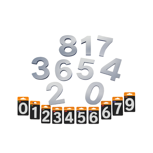 Números Metálicos 8cm