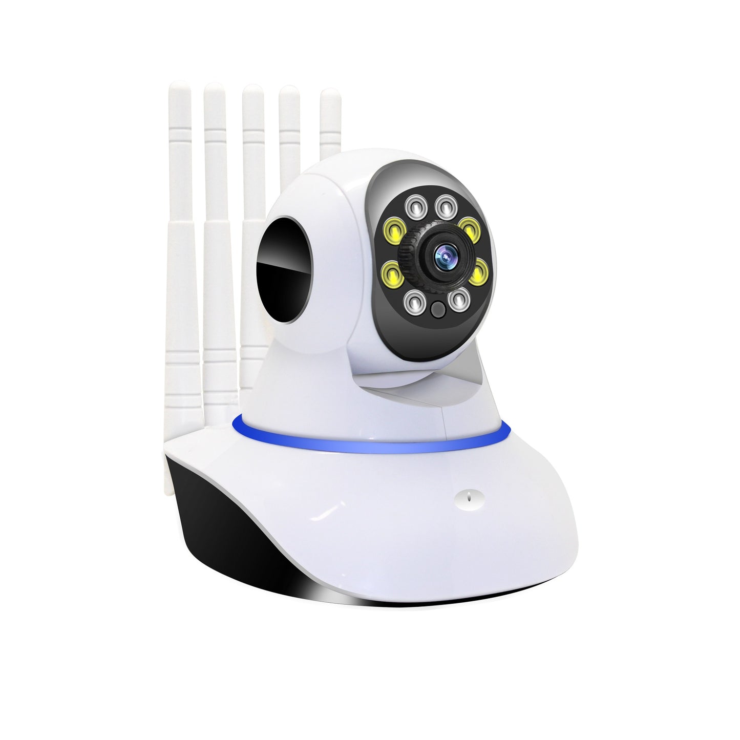 Camara De Seguridad Wifi Ip 1080p 5 Antenas HD