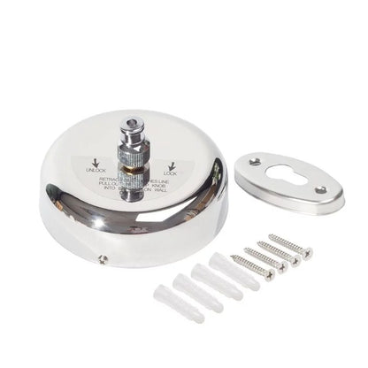 Tendedero De Pared Plegable Retráctil Apartamentos 2.9metros