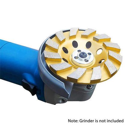 Disco Abrasivo Turbo Diamantado 4 1/2" Mármol Granito Hormigón