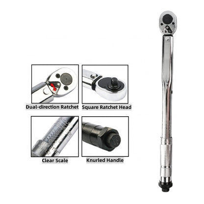 Torque Torquímetro Automotriz De Media 1/2 Con Dados