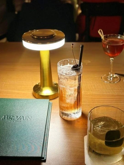 Lampara De Mesa Recargable Tactil Touch Restaurant Bar Noche