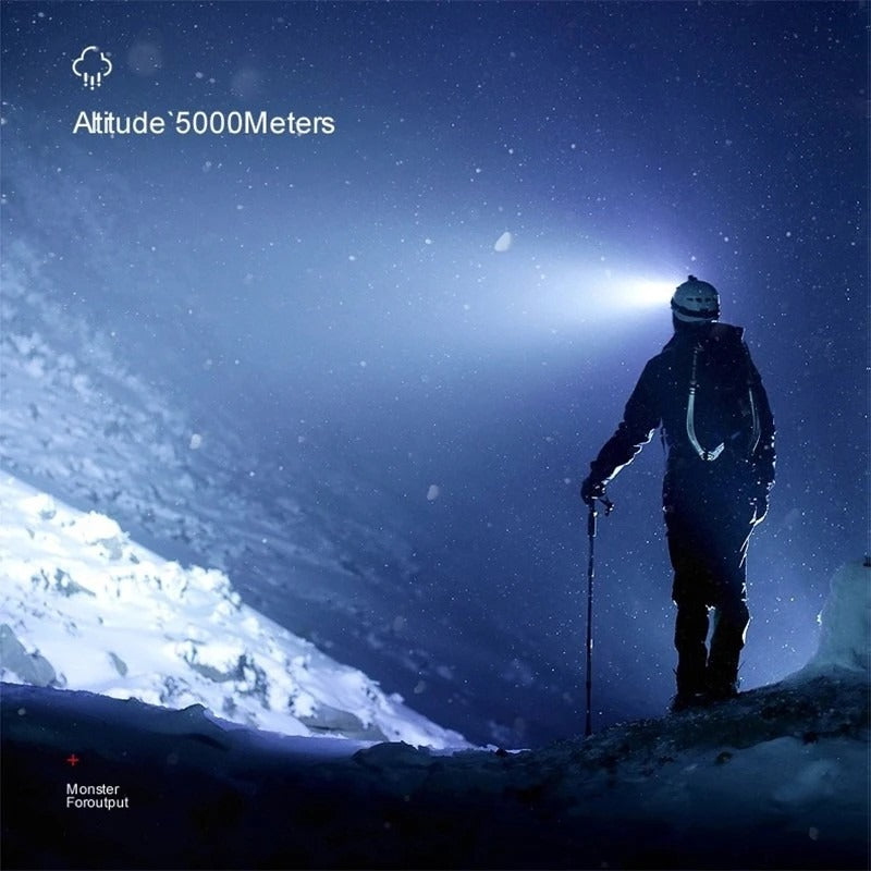 Linterna De Cabeza 5 Led Portátil Recargable Inalámbrica