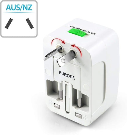 Adaptador De Corriente Internacional Para Viaje Europa India