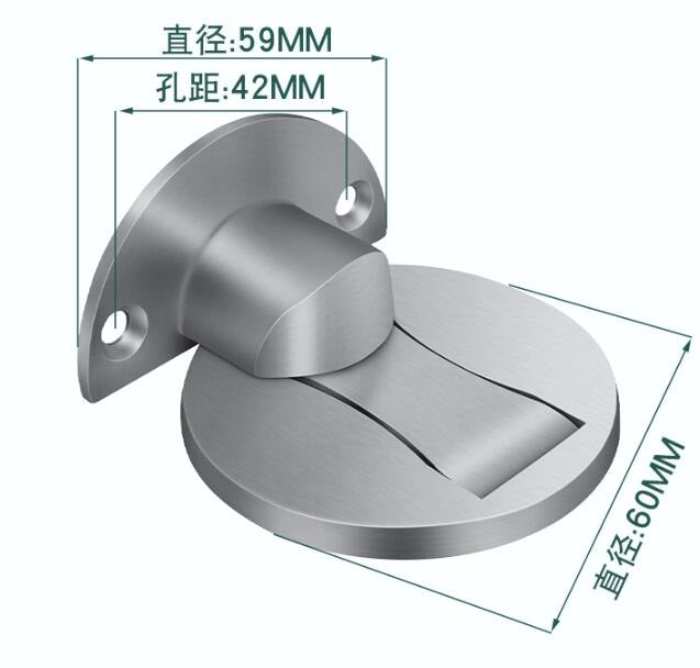 Tope Magnético Para Puertas Acero Inoxidable