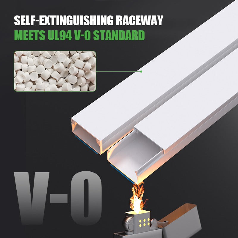 Canaleta Para Cables Pvc 10 X 10 Autoadhesiva 2 Mts