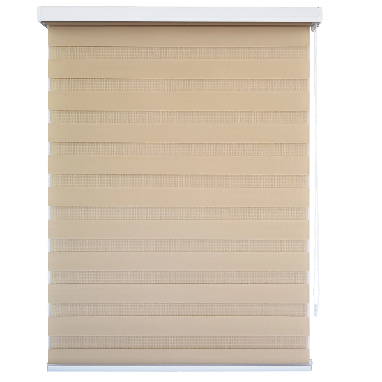Persiana Tipo Cebra Beige Roller 2 X 1.80 Cenefa 6cm