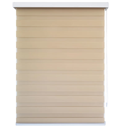 Persiana Tipo Cebra Beige Roller 2 X 1.80 Cenefa 6cm