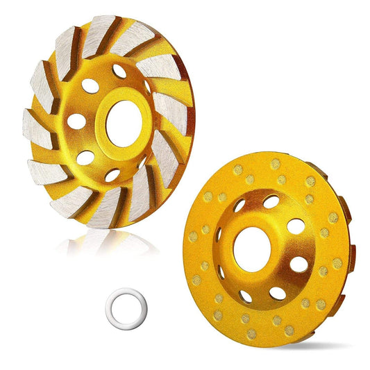 Disco Abrasivo Turbo Diamantado 4 1/2" Mármol Granito Hormigón