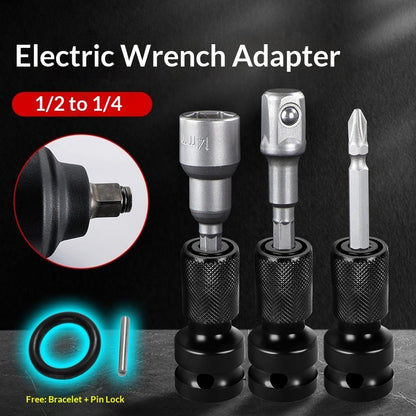 Adaptador Para Llave De Impacto De 1/2 A 1/4 Pulgada