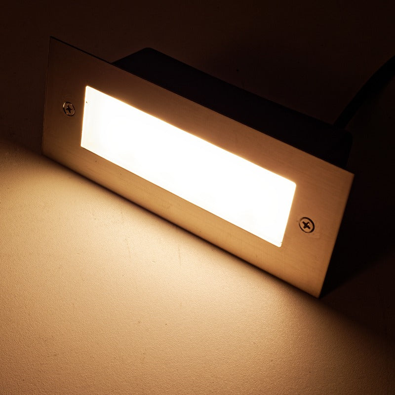 Lampara Led Para Escalera Rectangular Jardín Empotrar