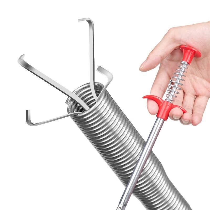 Guaya Destapa Cañería Manual Para Dragar Resorte 1,6mt