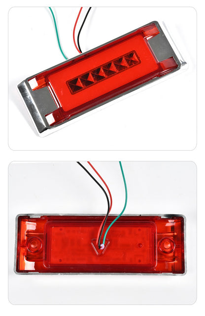 Luces Led Laterales Para Camiones Trailer Gandola 12v 24v
