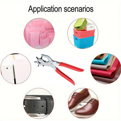 Abre Huecos Saca Bocado Alicate Perforadora