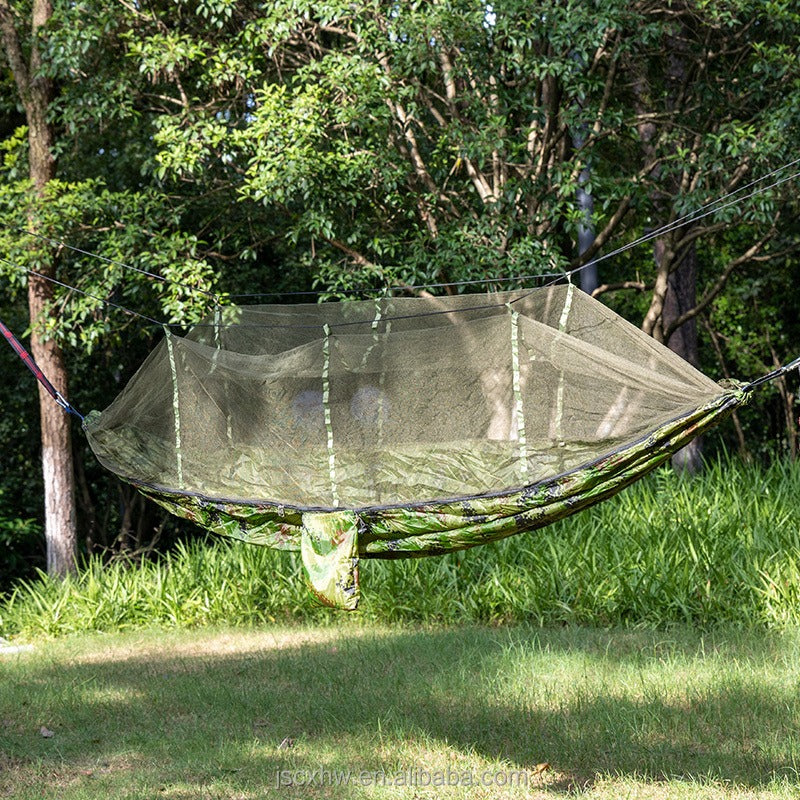 Hamaca Portátil Acampar Camping Con Mosquitero