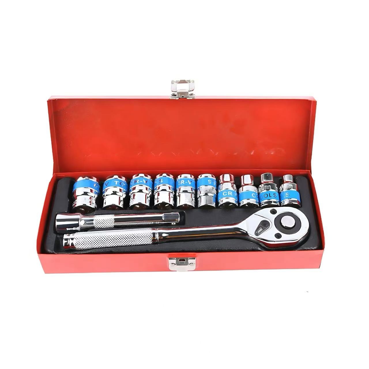 Juego De Ratchet Y Dados Set 12 Piezas 1/2 Pulgada Milimétricos