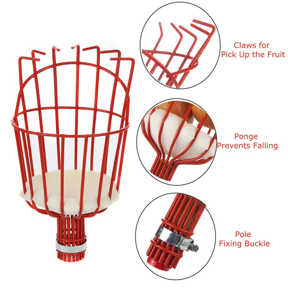 Recolector De Frutas Metalico