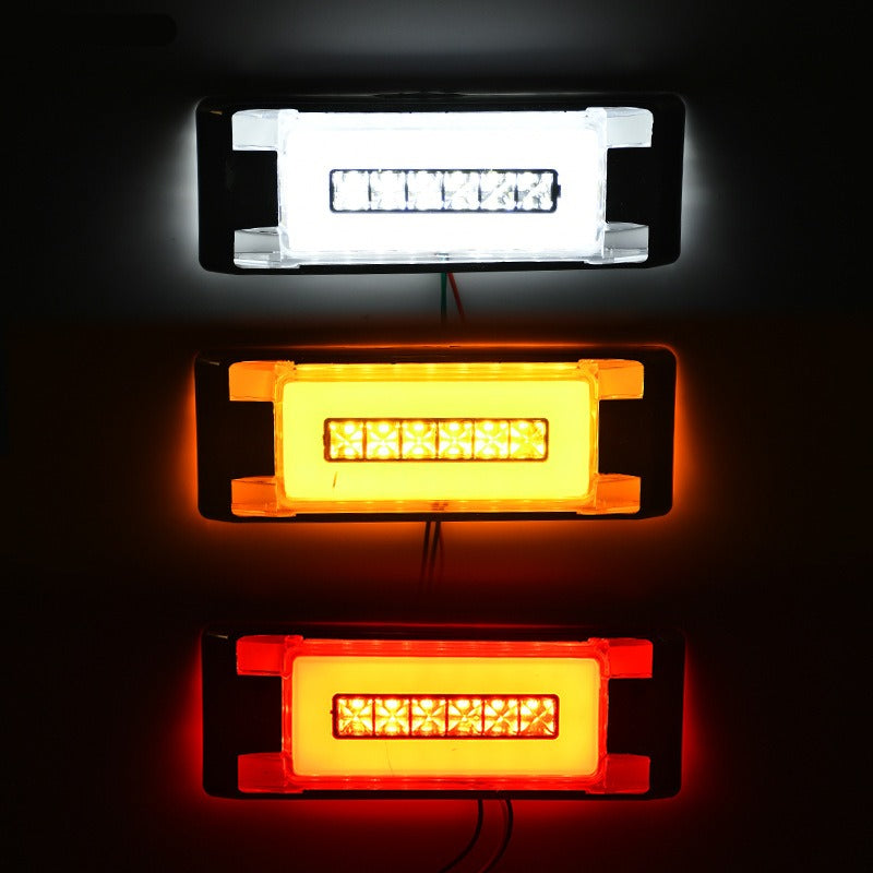 Luces Led Laterales Para Camiones Trailer Gandola 12v 24v