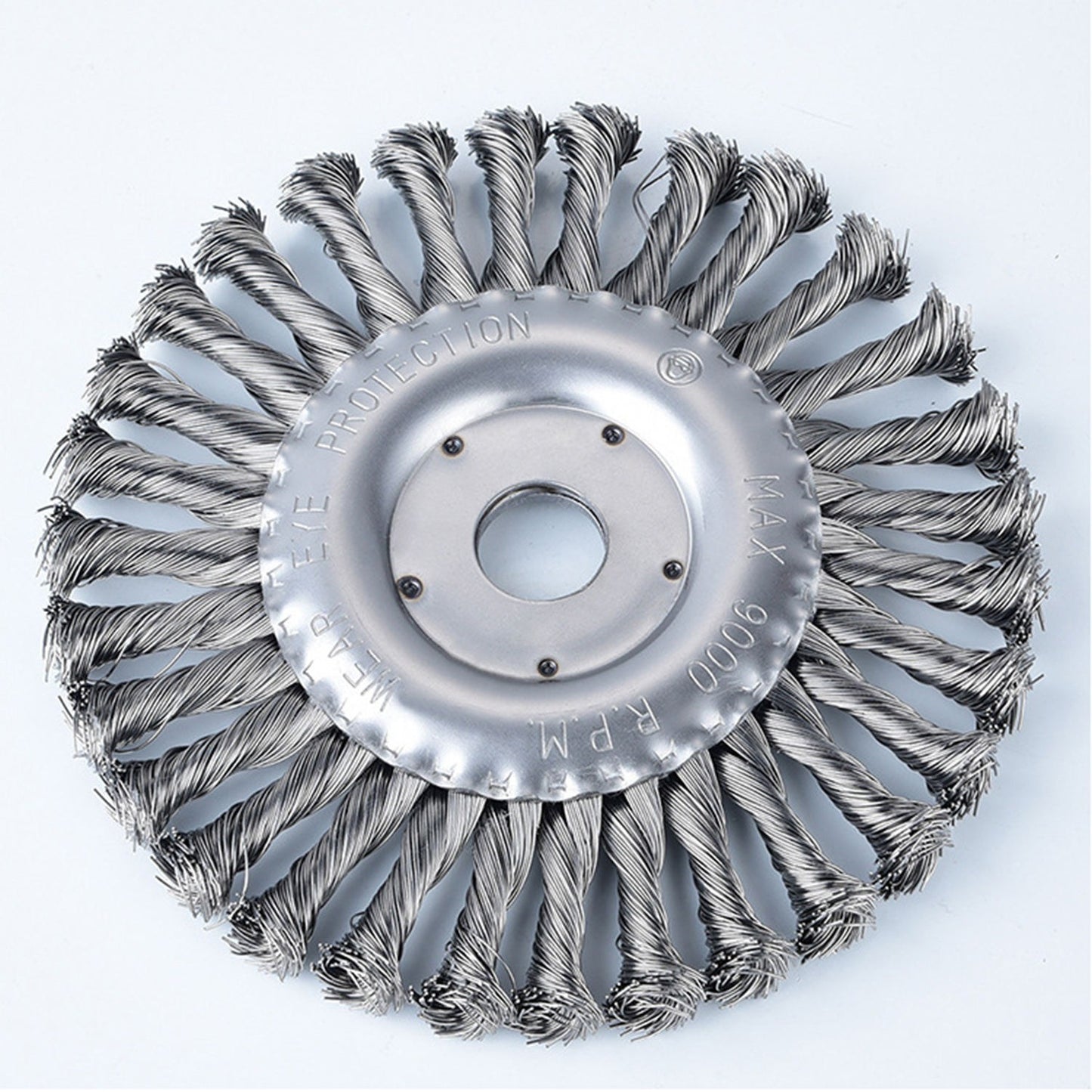 Cepillo Alambre Entorchado Circular 6 Pulgadas Esmeril De Banco