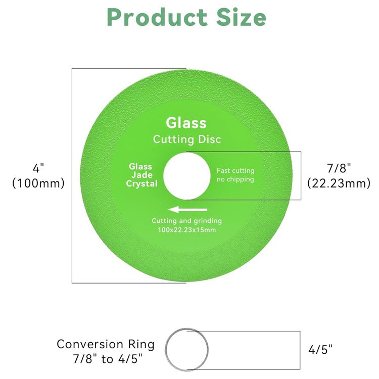 Disco Diamante Corte De Vidrio Cerámica Granito Porcelanato