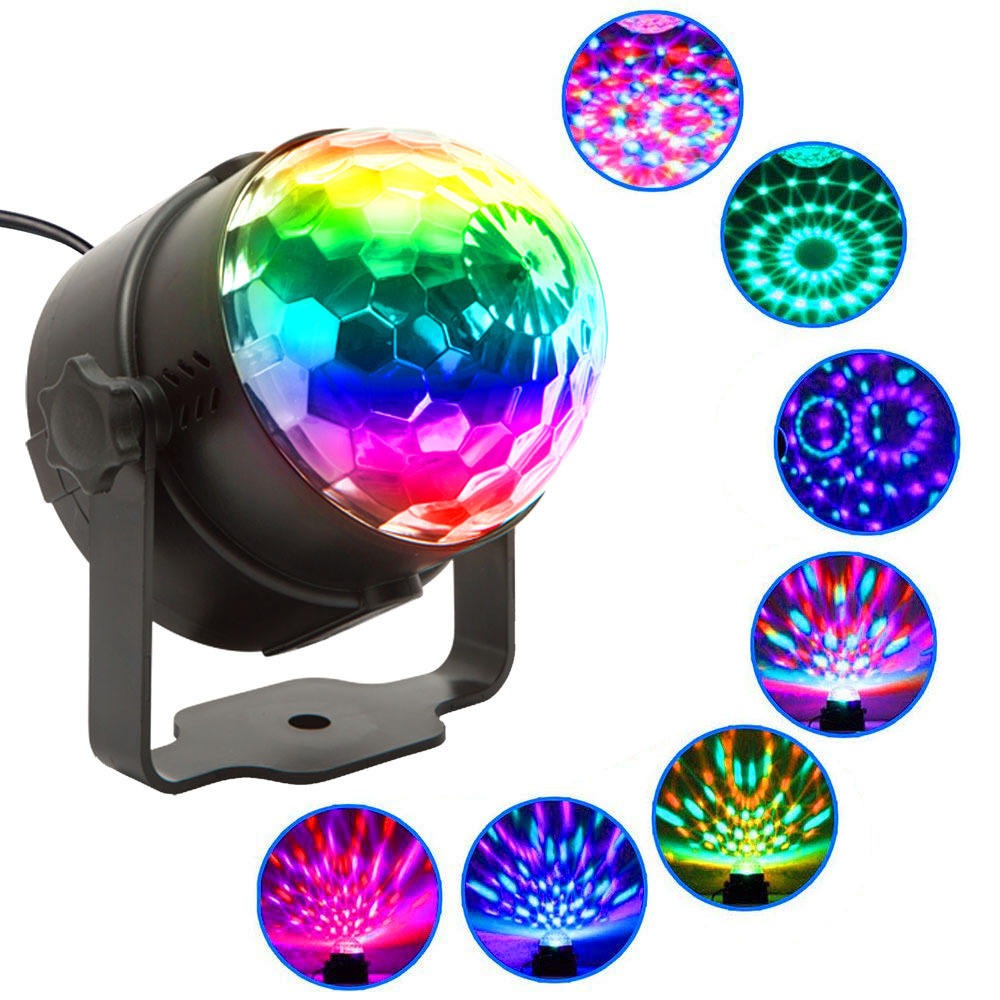 Proyector Led Rgb Lampara Portatil Luces Disco