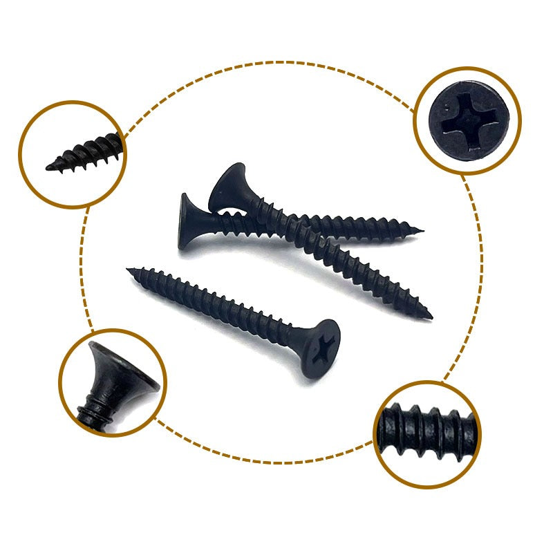 TORNILLO DRYWALL 500 PCS 6 (3.5MM) X 1-1/2"