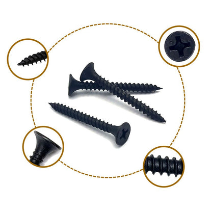 TORNILLO DRYWALL 500 PCS 6 (3.5MM) X 1-1/2"