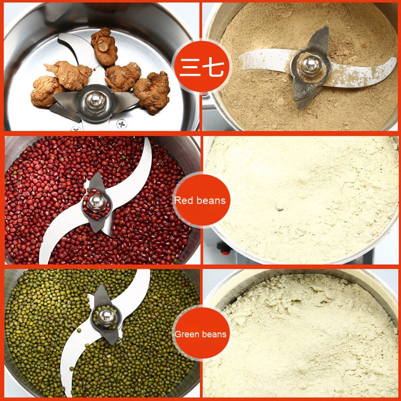 Molino Pulverizador Eléctrico Granos Café Maíz 2500 Gramos