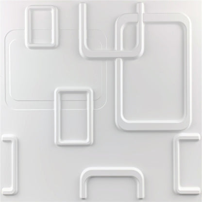 Panel Lámina Pvc Decorativo 3d Plástico 50x50