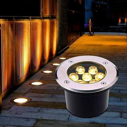 Lampara Led Tipo Spot De Piso Jardín 3000k