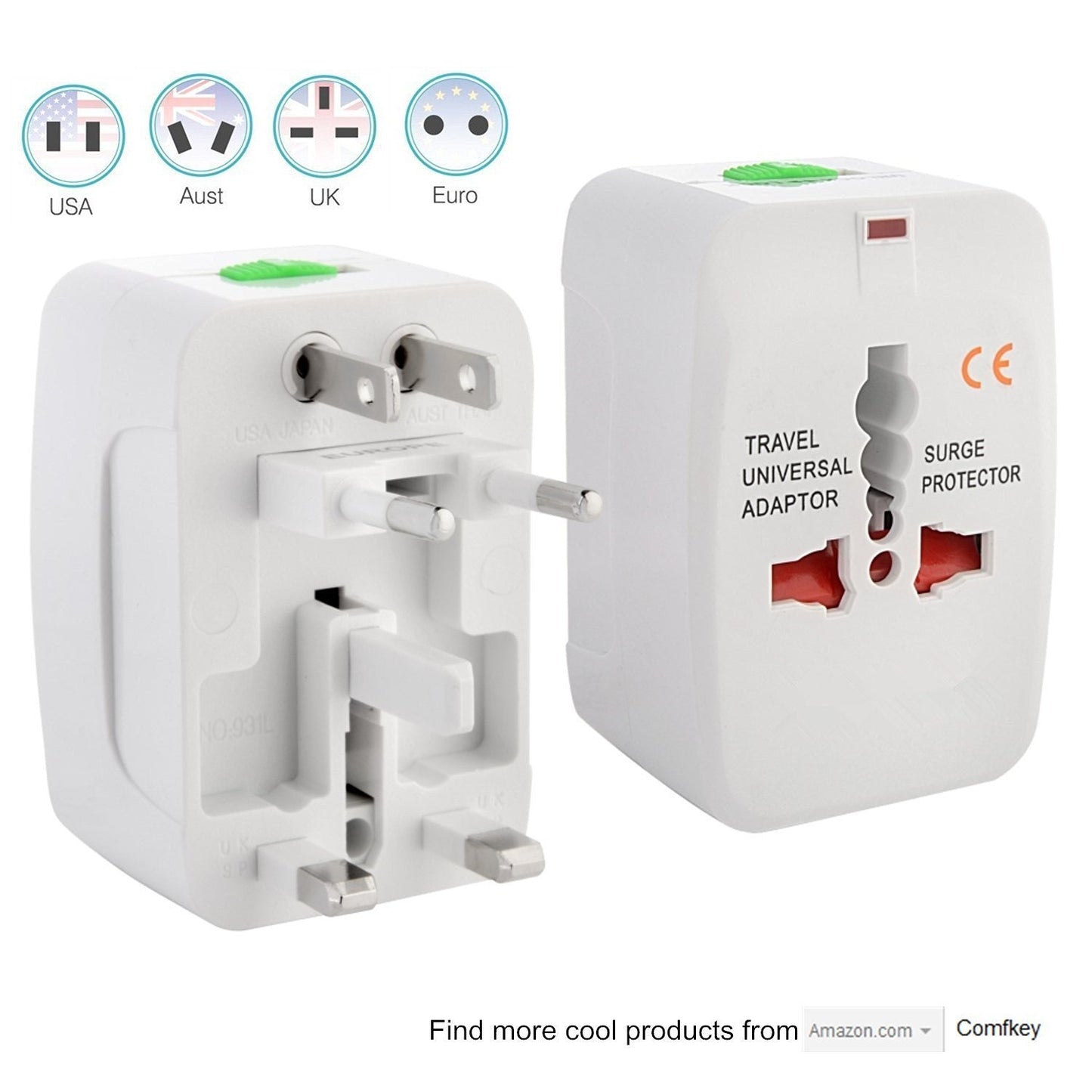 Adaptador De Corriente Internacional Para Viaje Europa India