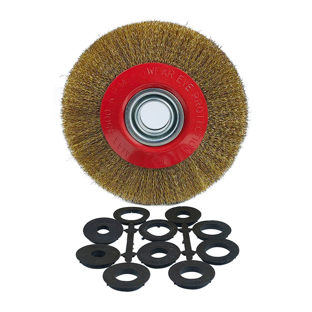 Cepillo Alambre Circular 6 Pulgada Esmeril De Banco