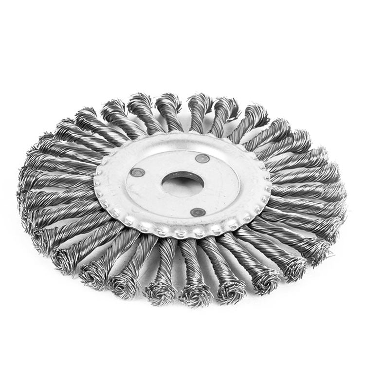 Cepillo Alambre Entorchado Circular 6 Pulgadas Esmeril De Banco