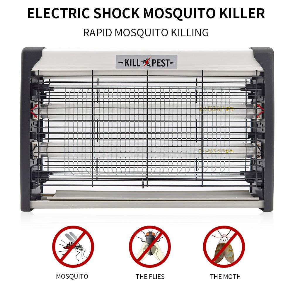Lampara Mata Moscas Mosquitos Zancudos Insectos 8w Luz Uv