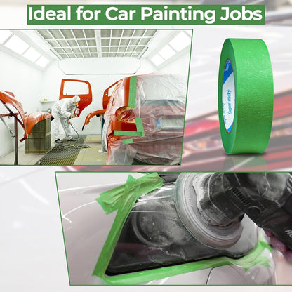 Tirro Verde Latonero Enmascarar Automotriz 3/4 Pulgadas X 50mt