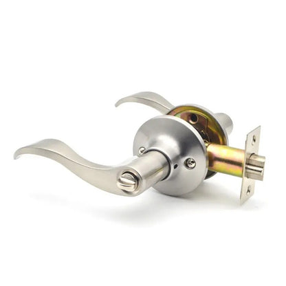 Cerradura De Manilla Para Puertas De Madera Acero Inoxidable