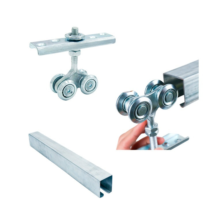 Roldana Garrucha Para Portón 4 Ruedas 1 1/2 Para Riel 2''