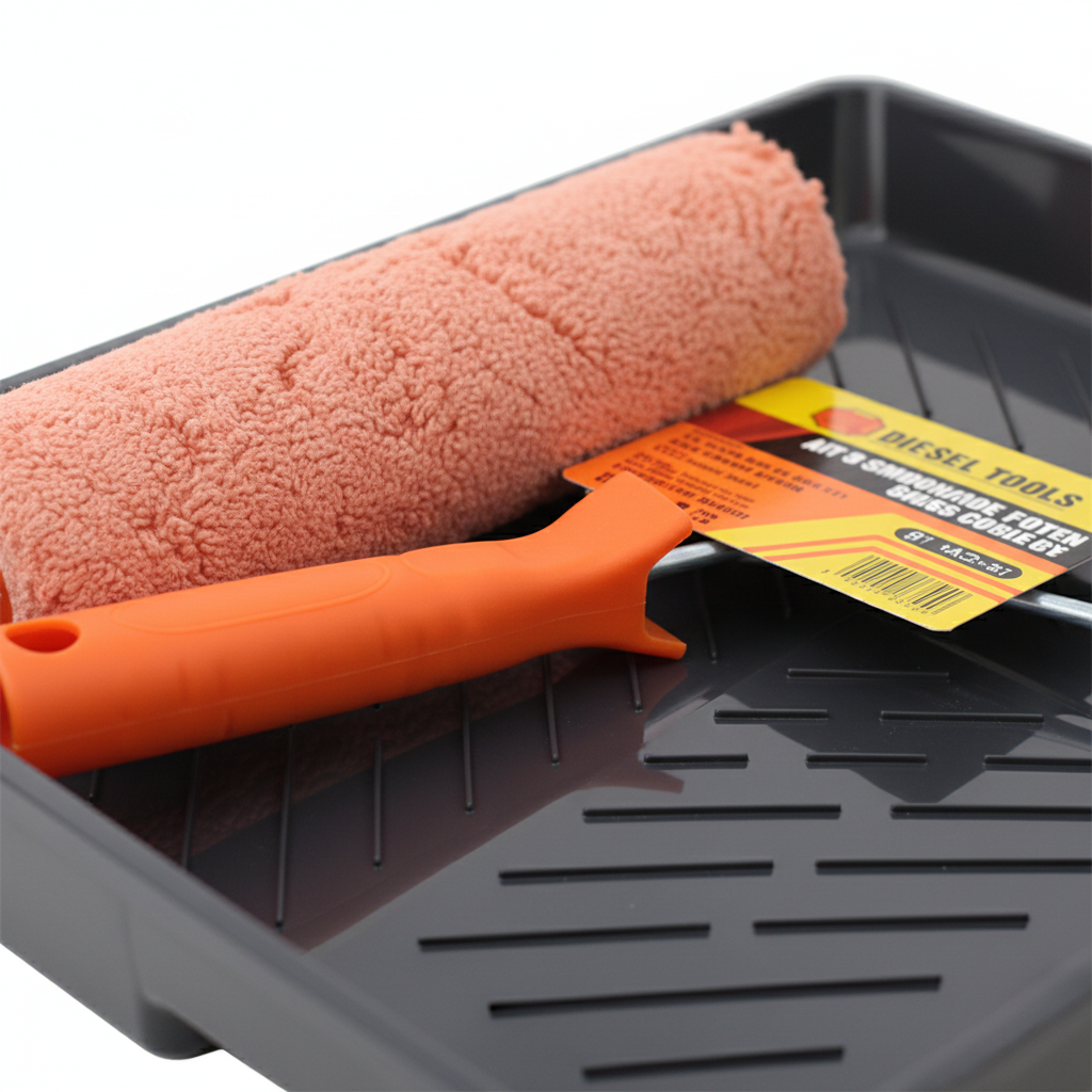 Detalle rodillo y bandeja