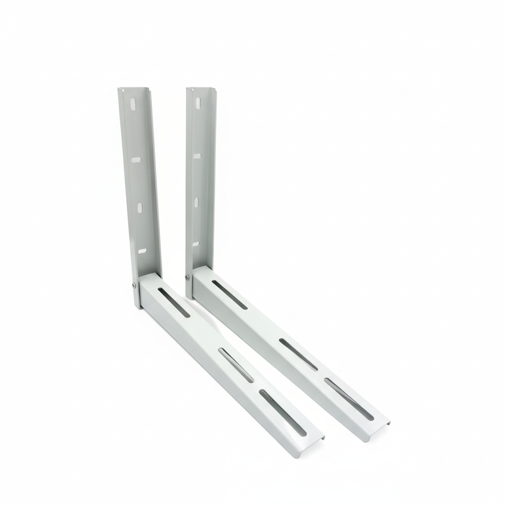 Escuadras metálicas blancas