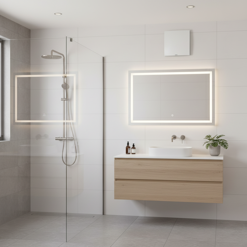 Extractor TRIC en baño bonito