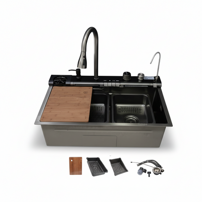 Fregadero Lavaplato Lujo Digital Todo En Uno 75 x 46 cm