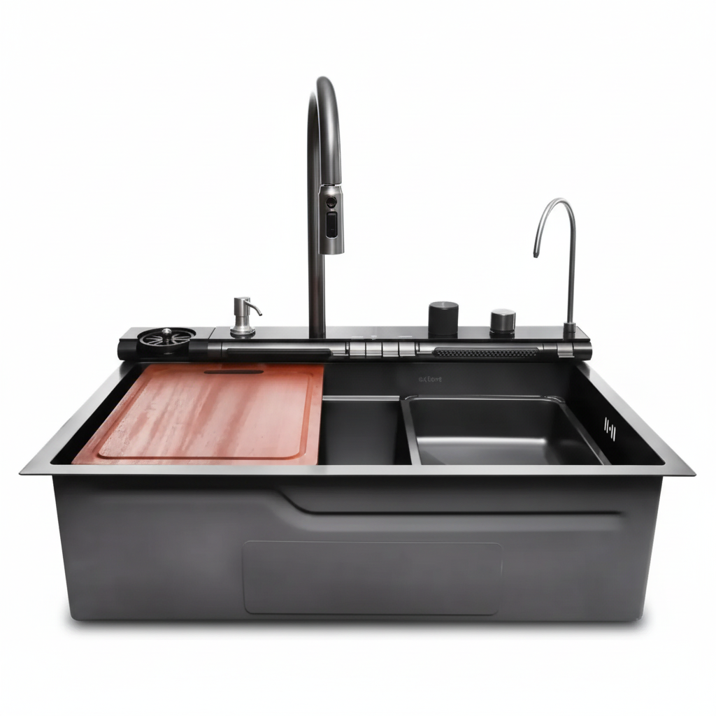 Fregadero Lavaplato Lujo Digital Todo En Uno 75 x 46 cm