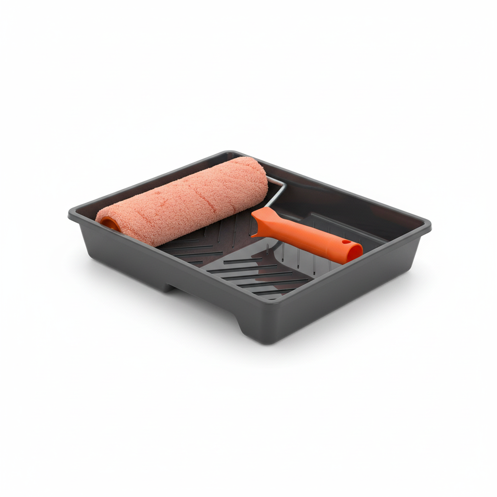 Kit con un rodillo y bandeja