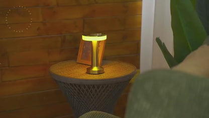 Lampara De Mesa Recargable Tactil Touch Restaurant Bar Noche