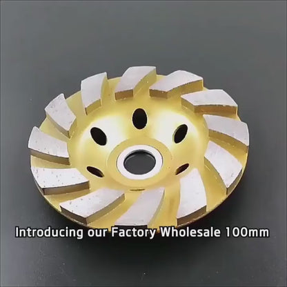 Disco Abrasivo Turbo Diamantado 4 1/2" Mármol Granito Hormigón