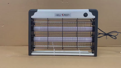 Lampara Mata Moscas Mosquitos Zancudos Insectos 8w Luz Uv