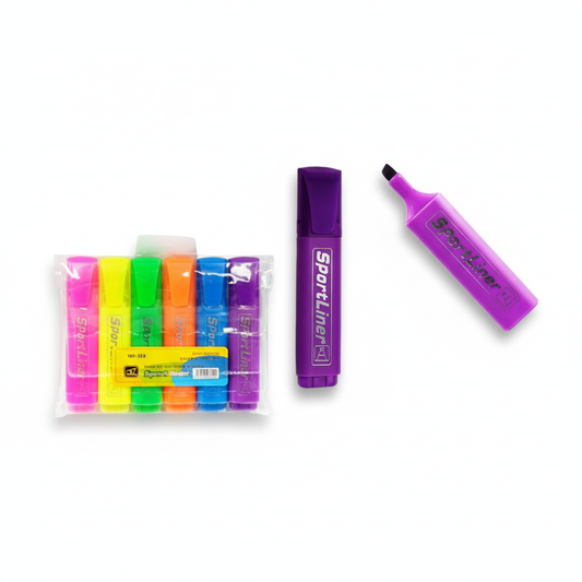 Set resaltadores colores fluorescentes