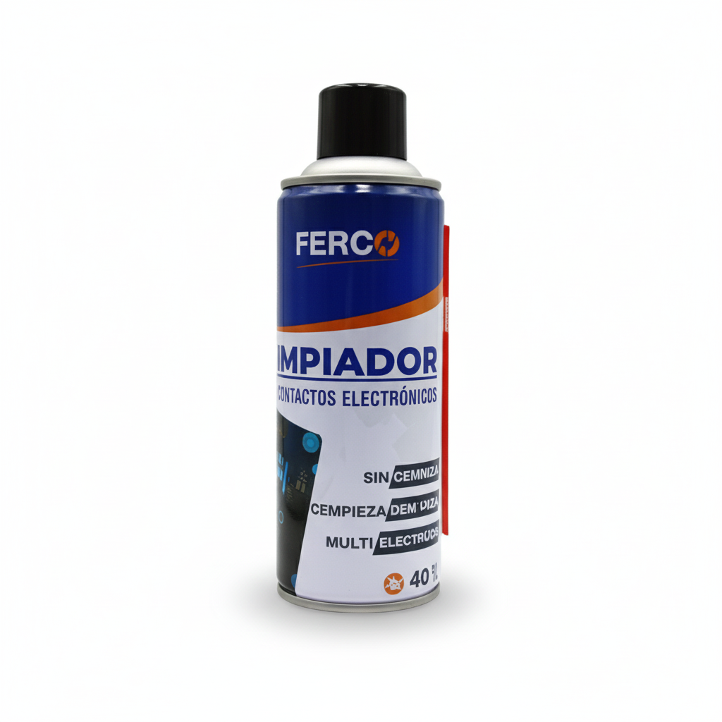 Limpiador De Contacto Electrónico En Spray 450cc Ferco